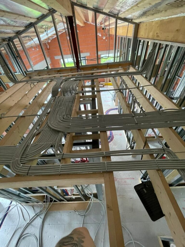 Электрика дома 144 м² в Истре — фото 22